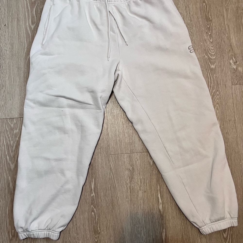 Aritzia White Track Pants